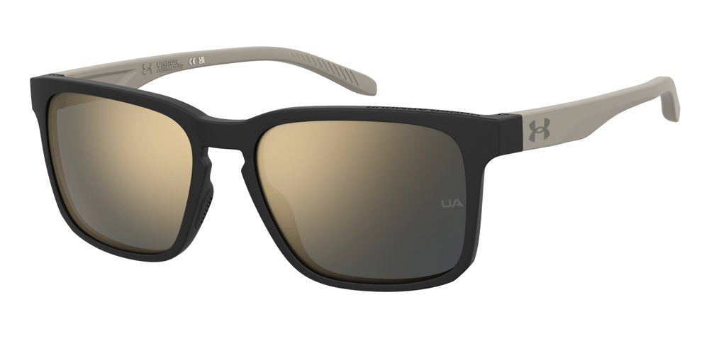 Under Armour UA ASSIST 2 087JO MT BLK BGE Rectangular Men's Sunglasses