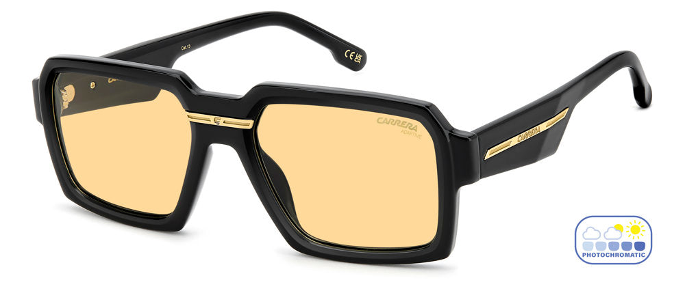 Carrera Victory C 15/S 8074A Black Rectangular Men's Sunglasses
