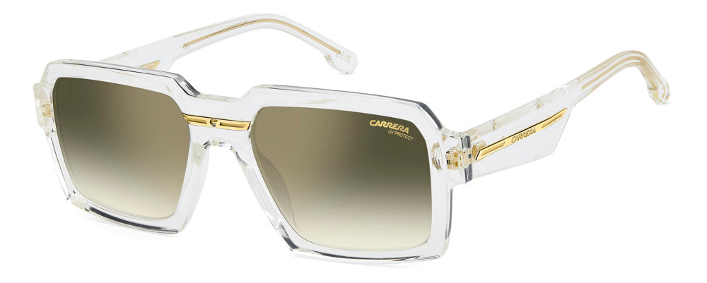 Carrera Victory C 15/S REJD6 Crystal Gold Rectangular Men's Sunglasses