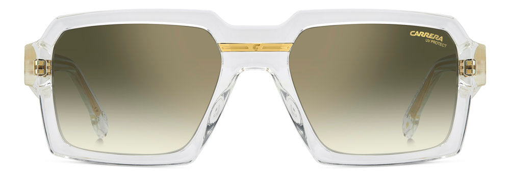 Carrera Victory C 15/S REJD6 Crystal Gold Rectangular Men's Sunglasses