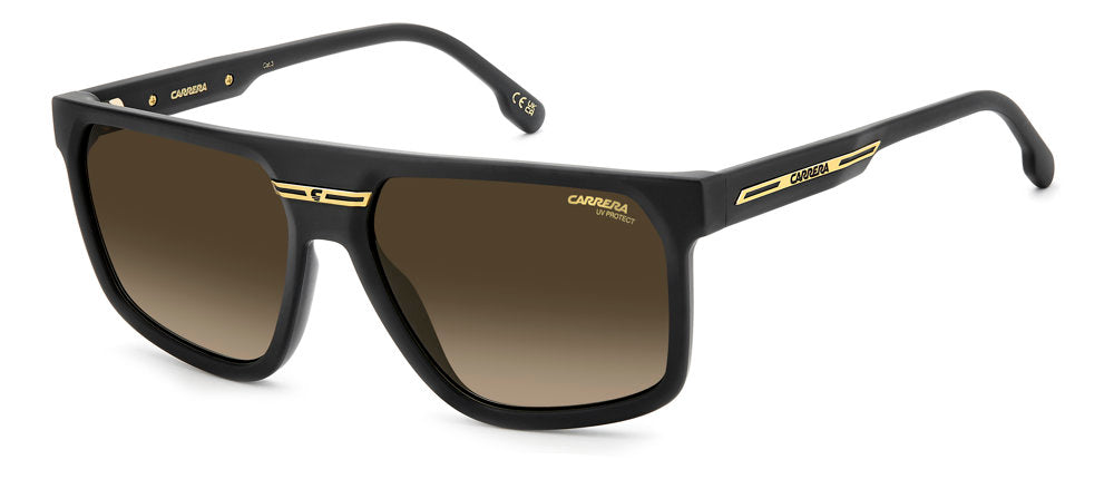 Carrera Victory C 14/S 00386 Matte Black Square Flat Top Men's Sunglasses