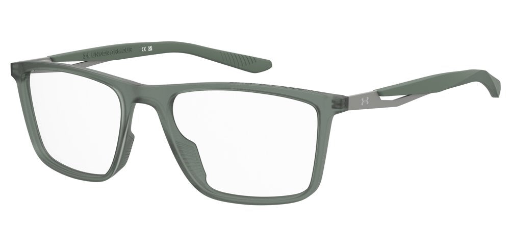 Under Armour UA 5100 B59 GRN CRYST Rectangular Men's Eyeglasses