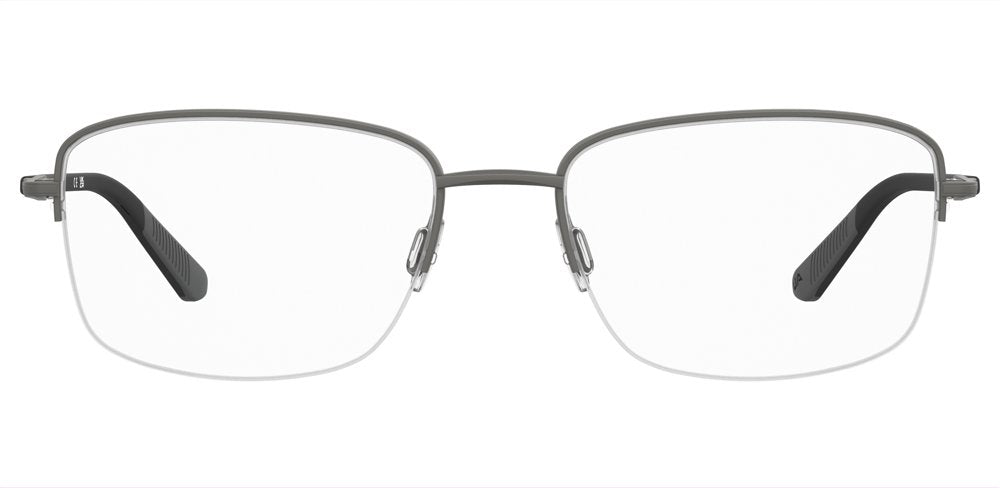 Under Armour UA 5096XL/G 5MO Matte Dark Ruthenium Black Half Rim Rectangular Eyeglasses