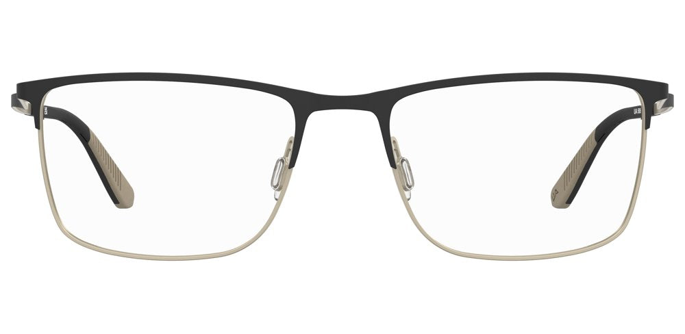 Under Armour UA 5097XL/G I46 Matte Black Gold Full Rim Rectangular Eyeglasses