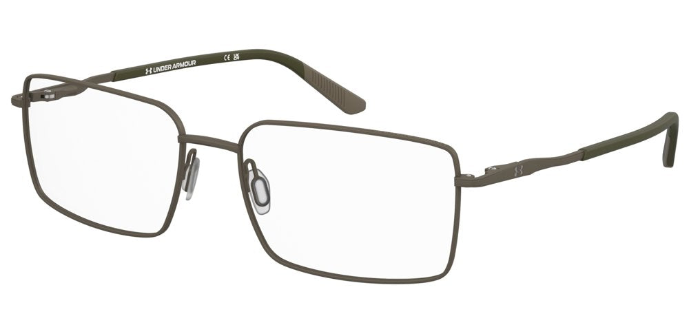 Under Armour UA 5098XL/G S05 GREY BRWN Rectangular Men's Eyeglasses