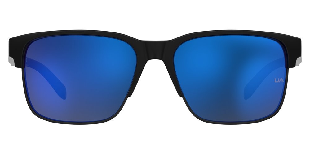 Under Armour UA ASSIST EDGE D51Z0 BLK BLUE B Rectangular Unisex Sunglasses