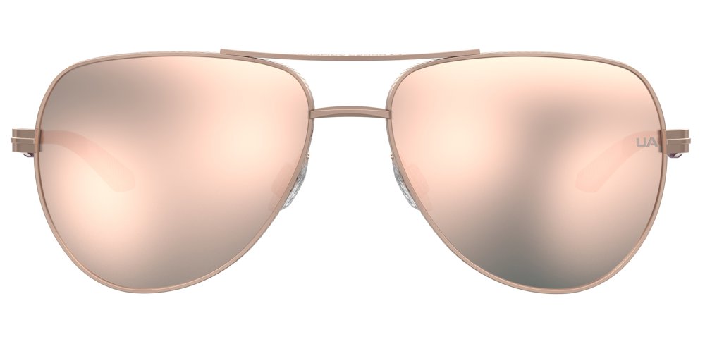 Under Armour UA Instinct 2/G 0000J Rose Gold Full Rim Pilot Sunglasses