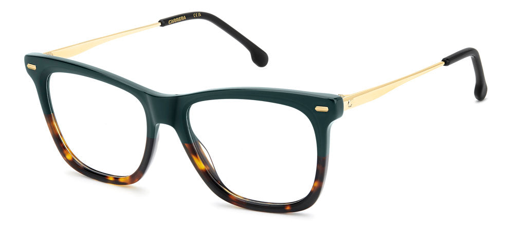 Carrera 3077 6UZ Teal HYN G Rectangular Women's Eyeglasses