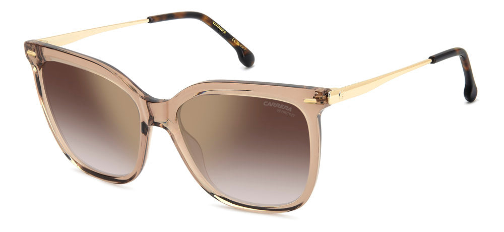 Carrera 3071/S FT4YK HONEY GD Rectangular Women's Sunglasses