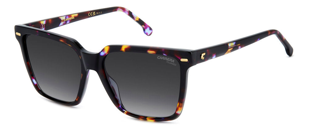 Carrera 3069/S HKZWJ VLT Havana Rectangular Women's Polarized Sunglasses