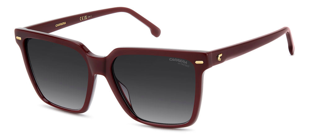 Carrera 3069/S LHF9O Burgundy Rectangular Women's Sunglasses
