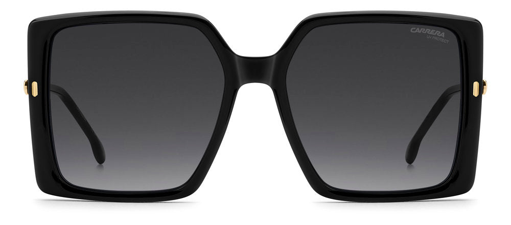 Carrera 3070/S 2M29O Black Gold Rectangular Women's Sunglasses