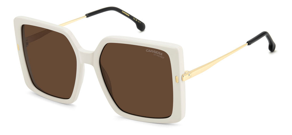 Carrera 3070/S SZJ70 Ivory Rectangular Women's Sunglasses