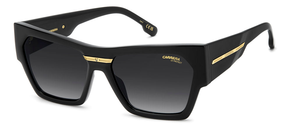 Carrera Victory C 19/S 8079O Black Rectangular Women's Sunglasses