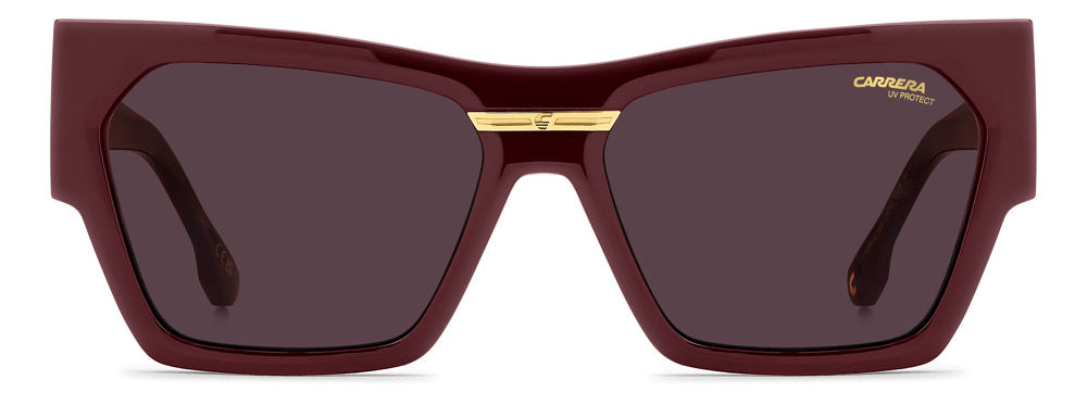Carrera Victory C 19/S LHFK2 Burgundy Rectangular Women's Sunglasses