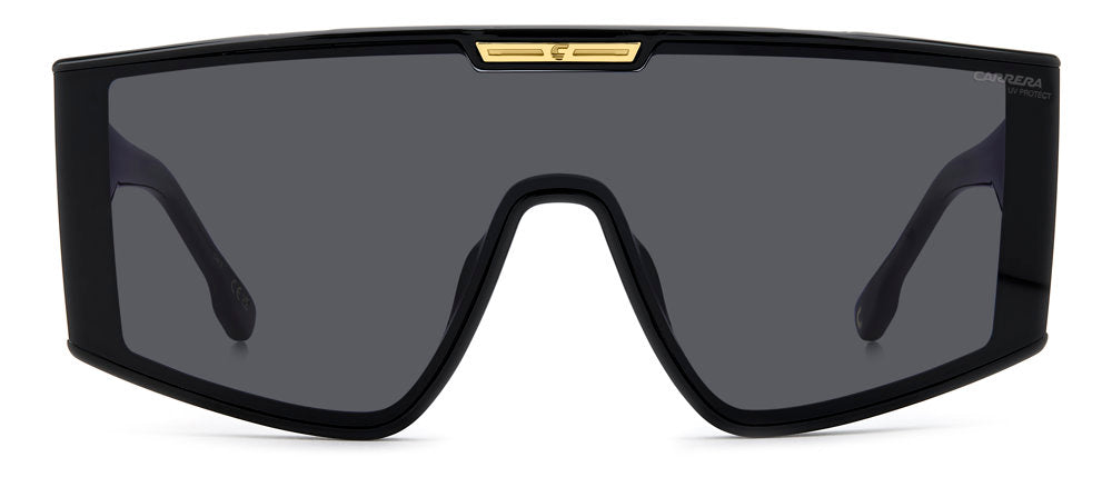 Carrera Victory C 18/S 807IR Black Rectangular Shield Women's Sunglasses