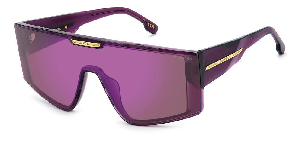 Carrera Victory C 18/S B3V71 Violet Rectangular Shield Women's Sunglasses
