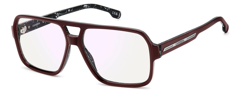 Carrera Victory C 16 0Q12Y RTBK Grey Square Double Bridge Men's Optical Frames