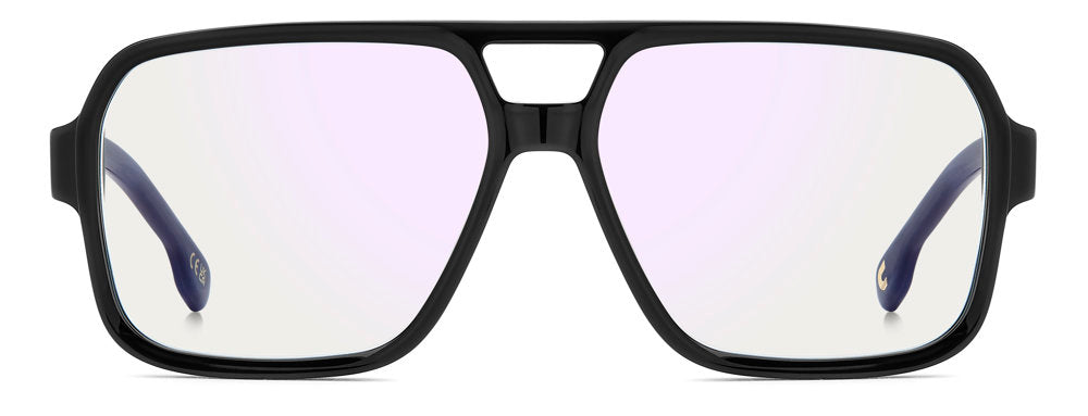 Carrera Victory C 16 2M22Y Black Gold B Square Double Bridge Men's Optical Frames