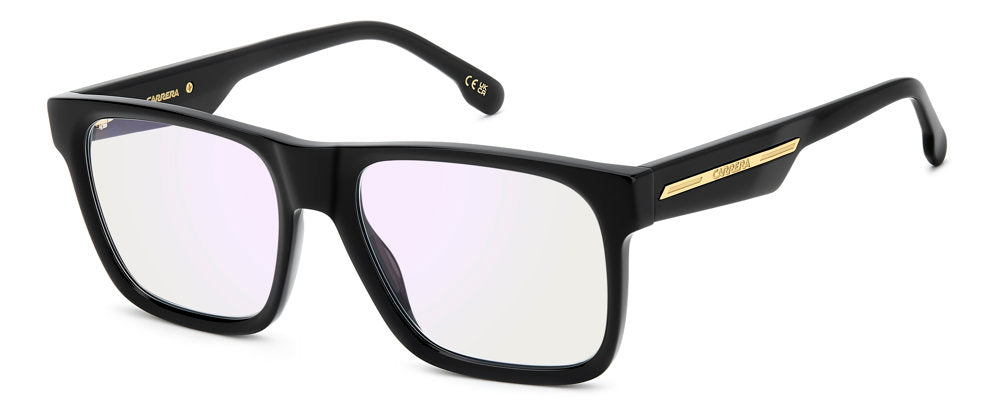 Carrera Victory C 17 8072Y Black Rectangular Men's Optical Frames