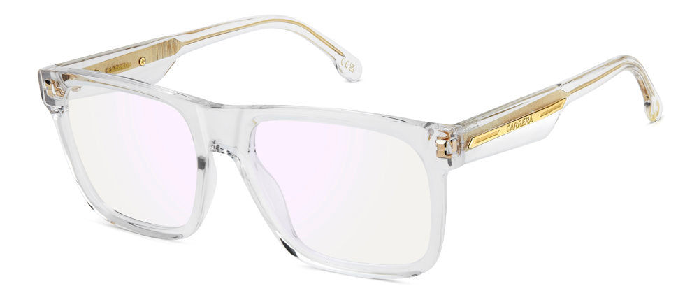 Carrera Victory C 17 REJ2Y Crystal Gold Rectangular Men's Optical Frames