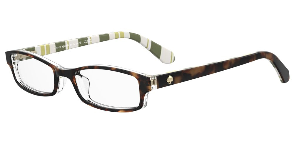 Kate Spade Elisabeth/3 086 Havana Rectangular Women's Eyeglasses