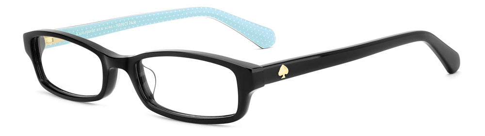 Kate Spade Elisabeth/3 807 Black Rectangular Women's Eyeglasses