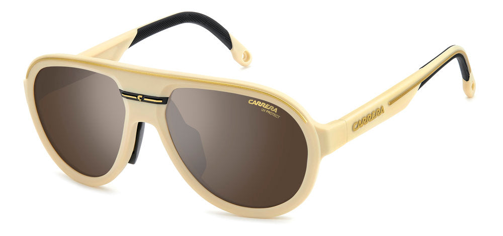 Carrera C Sport 09/S BGHT4 Matte Beige Gold Pilot Men's Sunglasses