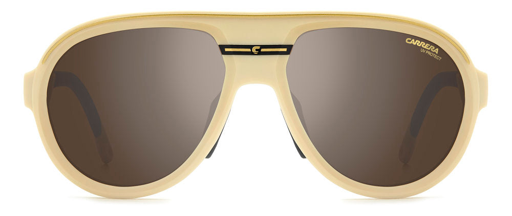 Carrera C Sport 09/S BGHT4 Matte Beige Gold Pilot Men's Sunglasses