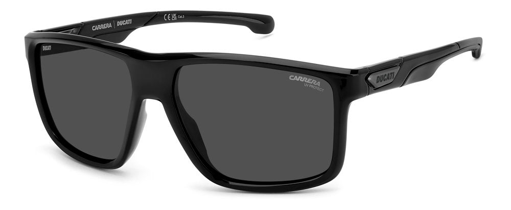 Carrera Ducati Carduc 056/S 807IR Black Rectangular Men's Sunglasses