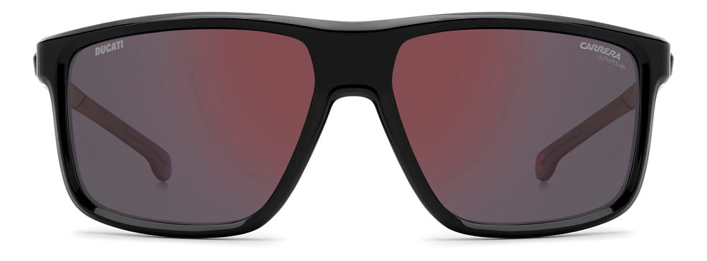 Carrera Ducati Carduc 056/S OITH4 Black Red Rectangular Men's Sunglasses