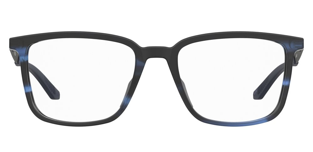Under Armour UA 5102 38I Blue Horn Full Rim Rectangular Eyeglasses