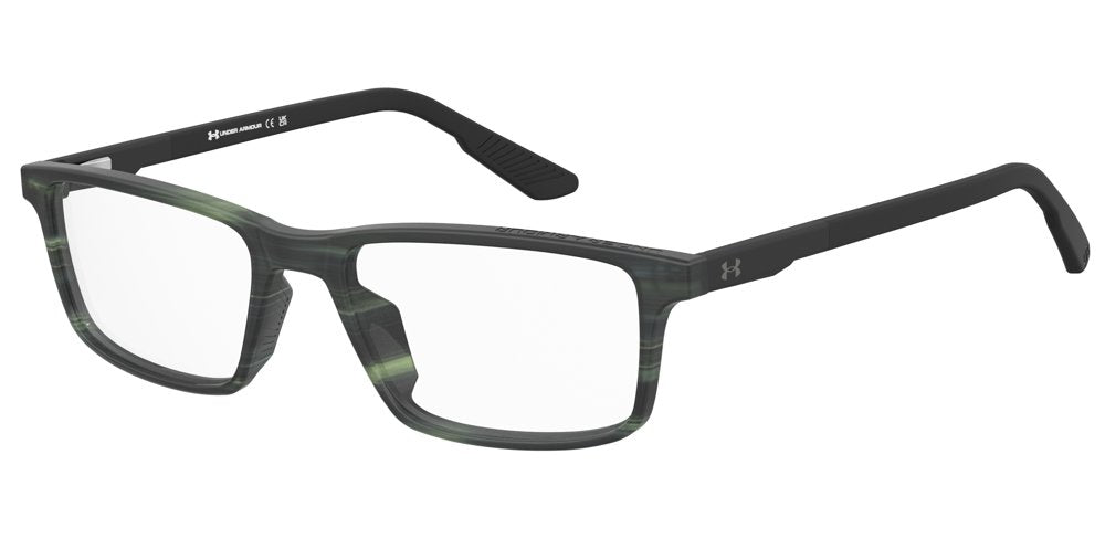 Under Armour UA 5009/US Men’s Rectangular Full Rim Eyeglasses Frames – 6AK Green Horn