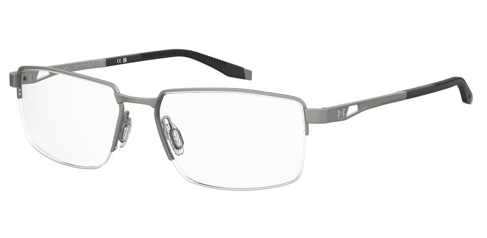 Under Armour UA 5078/G/US R81 Matte Ruthenium Rectangular Men's Eyeglasses