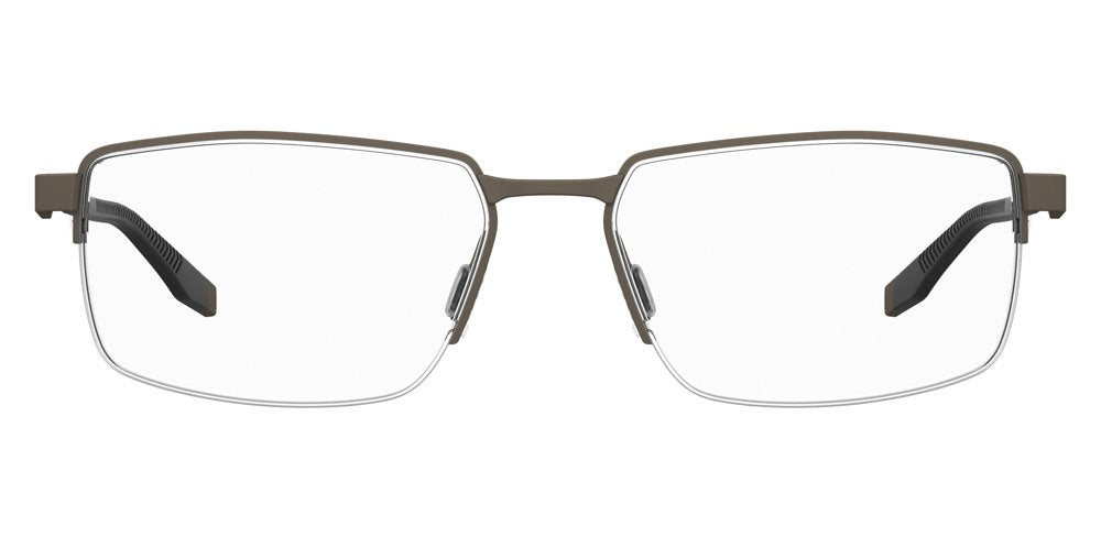 Under Armour UA 5078/G/US S05 Grey Brown Rectangular Men's Eyeglasses
