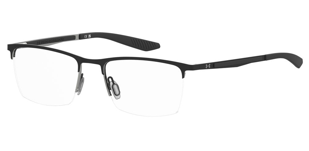 Under Armour UA 5115/G/US Rectangular Men Optical Frames – 003 Matte Black