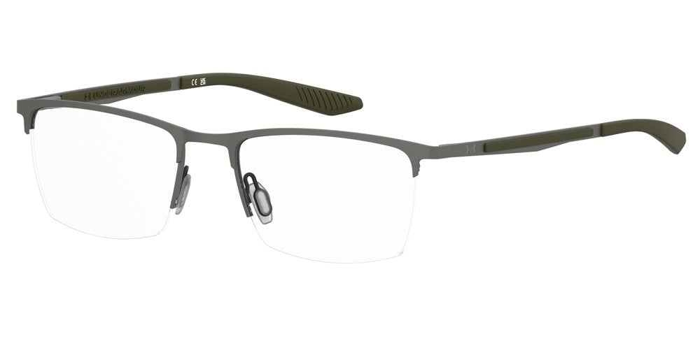 Under Armour UA 5115/G/US 0OC MTDKRTGRN Rectangular Men's Eyeglasses