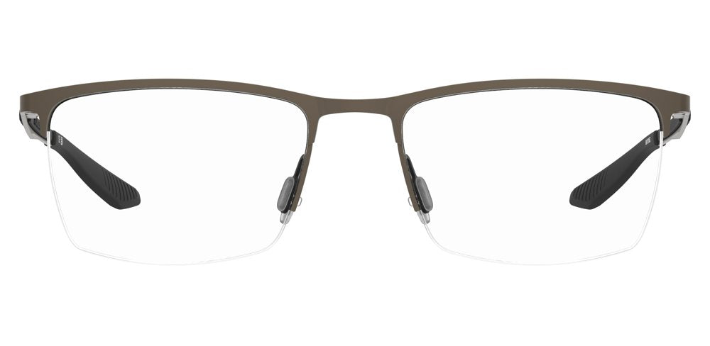 Under Armour UA 5115/G/US S05 Grey Brown Rectangular Men's Eyeglasses