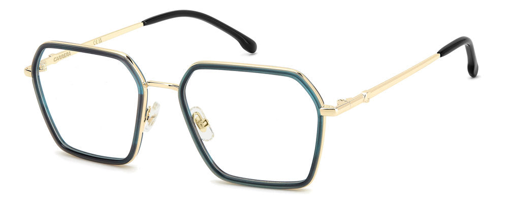Carrera 3095/US ZI9 Teal Rectangular Geometrical Women's Eyeglasses