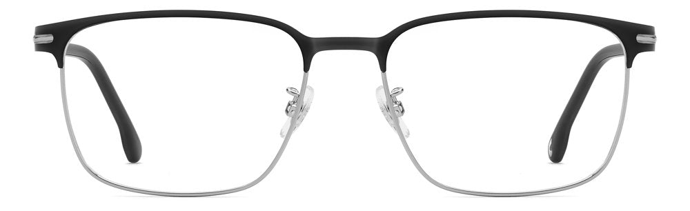 Carrera CA 384/G/US TI7 Matte Black Ruthenium Rectangular Browline Men's Eyeglasses