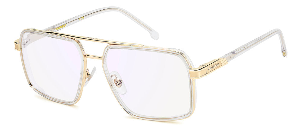Carrera 1146/US REJ2Y Crystal Gold Rectangular Men's Eyeglasses