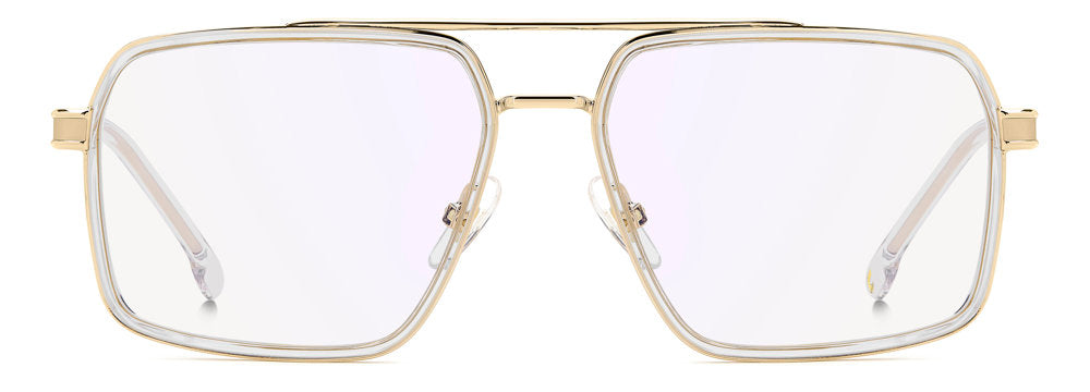 Carrera 1146/US REJ2Y Crystal Gold Rectangular Men's Eyeglasses