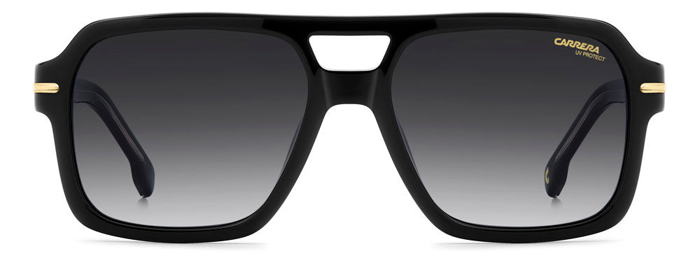 Carrera CA 377/S/US 8079O Black Rectangular Men's Sunglasses