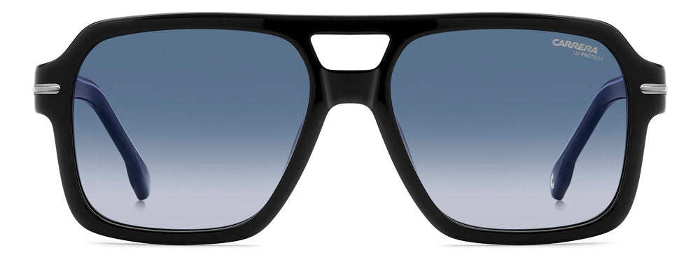 Carrera CA 377/S/US D5108 BLK BLUE B Rectangular Men's Sunglasses