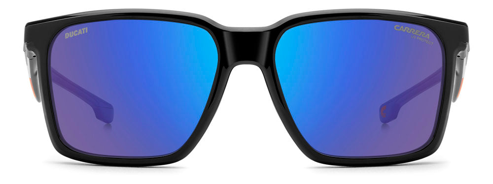 Carrera Ducati Carduc 065/S 80SZ0 Black White Rectangular Men's Sunglasses
