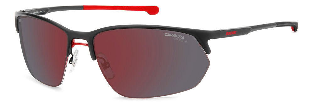 Carrera Ducati Carduc 064/S 003H4 MTT Black Rectangular Men's Sunglasses