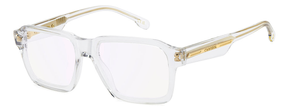 Carrera Victory C 24 REJ2Y Crys Gold Rectangular Men's Eyeglasses