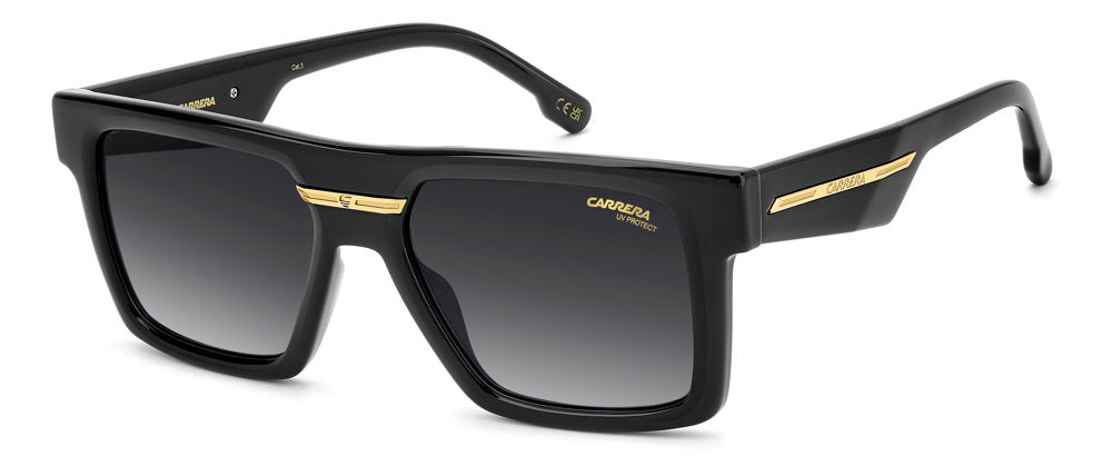 Carrera Victory C 25/S 8079O Black Rectangular Flat Top Men's Sunglasses