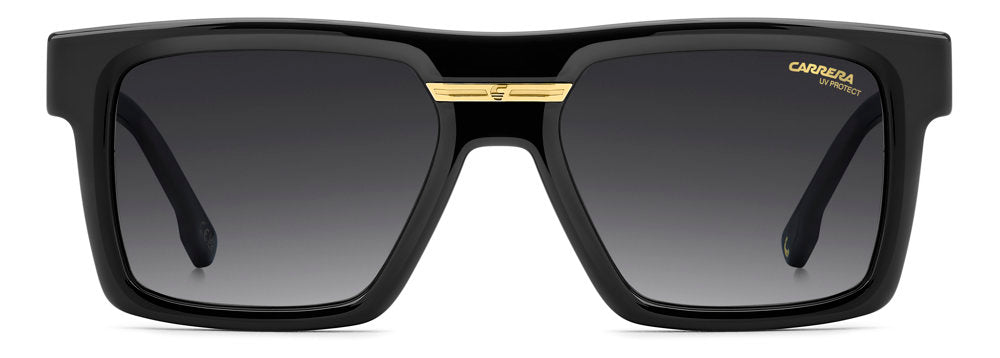 Carrera Victory C 25/S 8079O Black Rectangular Flat Top Men's Sunglasses