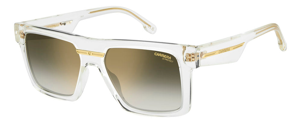 Carrera Victory C 25/S 900D6 Crystal Rectangular Flat Top Men's Sunglasses